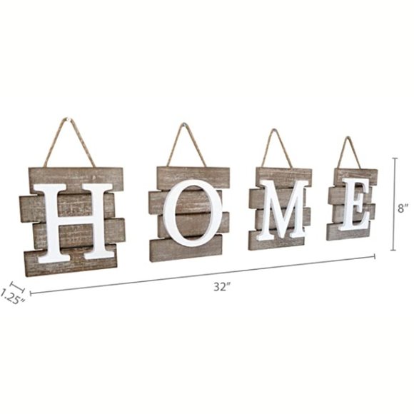 Rustic Lettered Hanging Sign - Picture 2 of 4